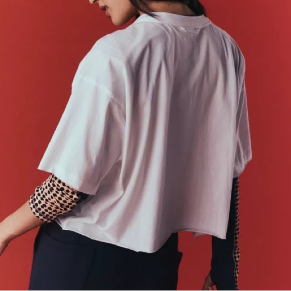 FP Movement by Free People New With Tags - Medium - White Graphic Top - Picture 4 of 11